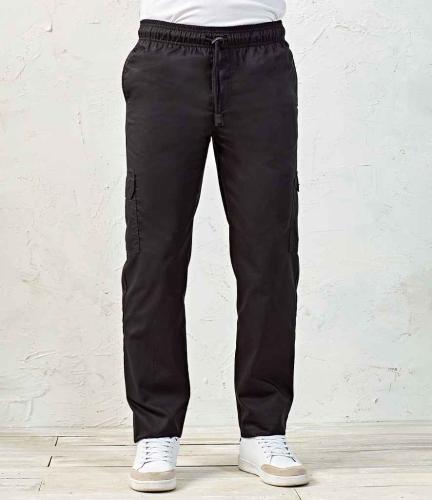 Premier Essential Chef's Cargo Trousers - BLK - 3XL
